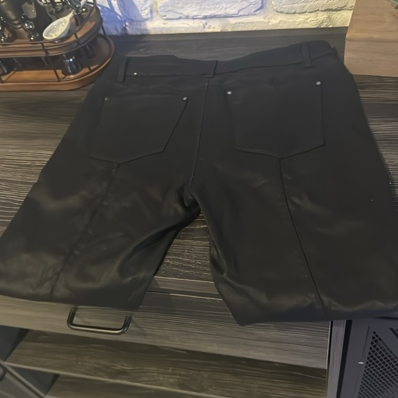 WHBM coated black pants - Picture 6 of 6